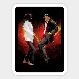 Pulp Fiction Dance Sticker